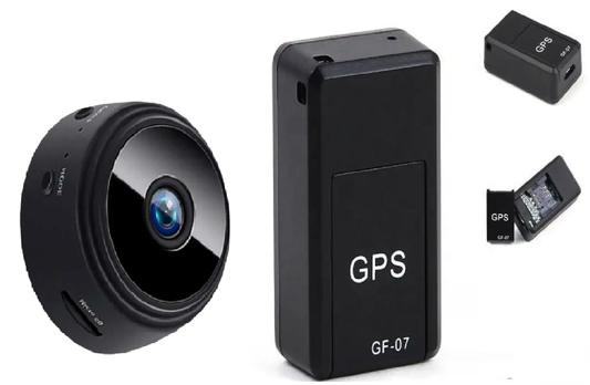 COMBO INTELIGENTE: MINI CAMARA ESPIA A9 + MINI GPS PORTATIL