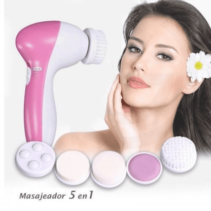 CEPILLO LIMPIADOR FACIAL ELECTRICO 5 EN 1