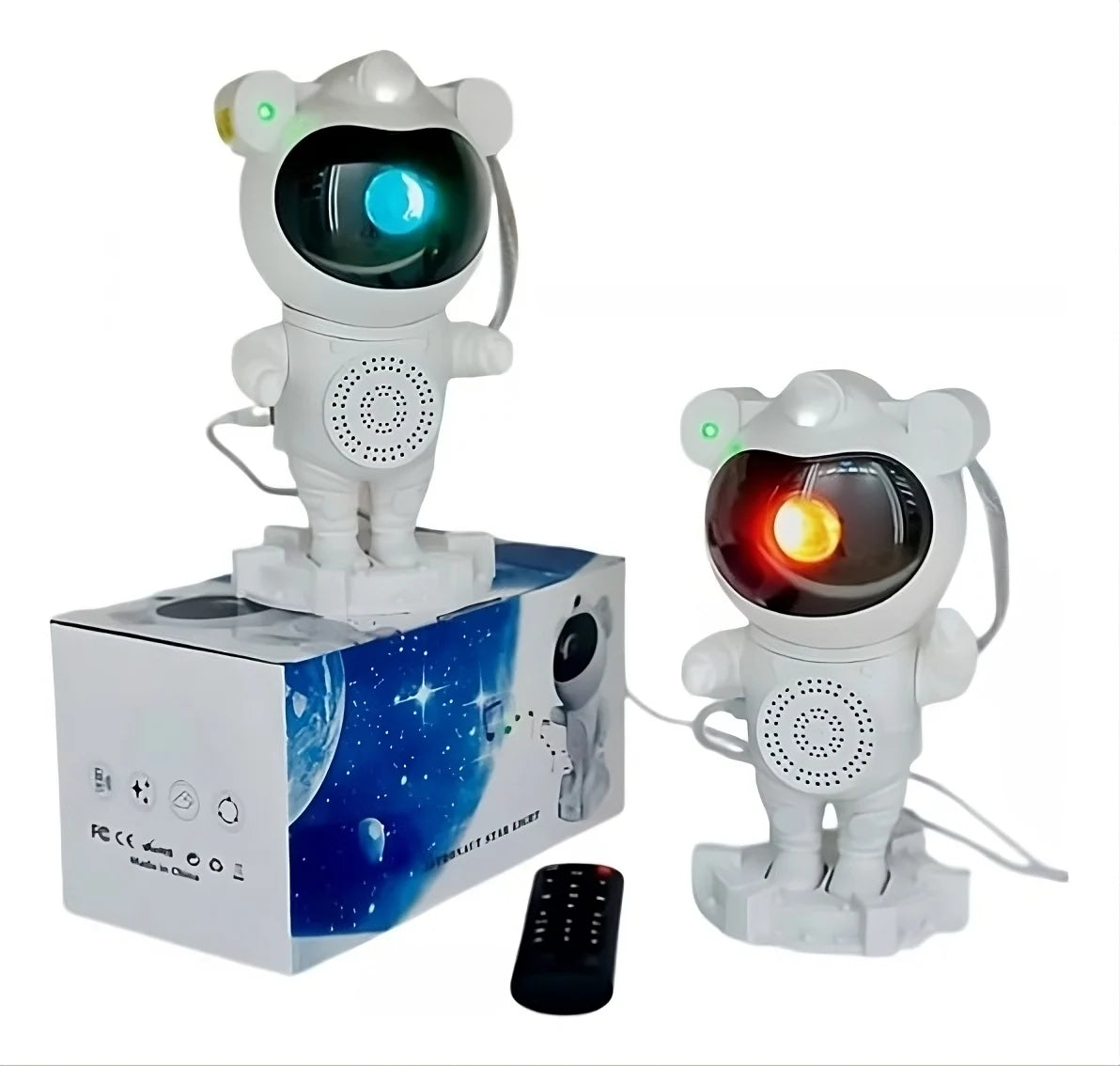 ASTRONAUTA PROYECTOR LED DE GALAXIA + BLUETOOTH