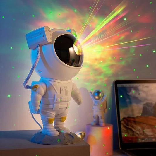 ASTRONAUTA PROYECTOR LED DE GALAXIA + BLUETOOTH