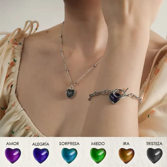 PULSERA + COLLAR DE LAS EMOCIONES