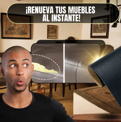 PARCHE ADHESIVO DE CUERO - NEGRO